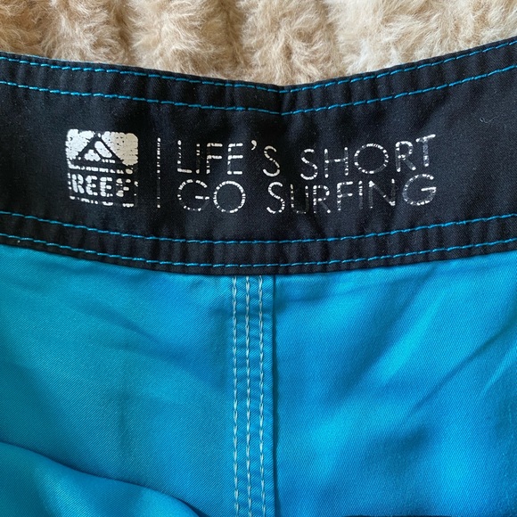 Reef Vibrant Blue Board Shorts - Picture 4 of 5